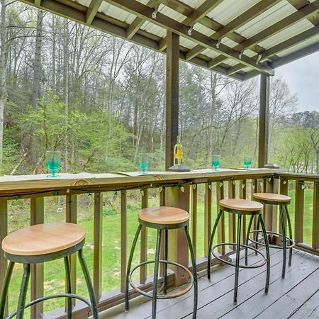 Smoky Mountain Cozy Cove Cabin Deck And Fire Pit! Cosby Esterno foto