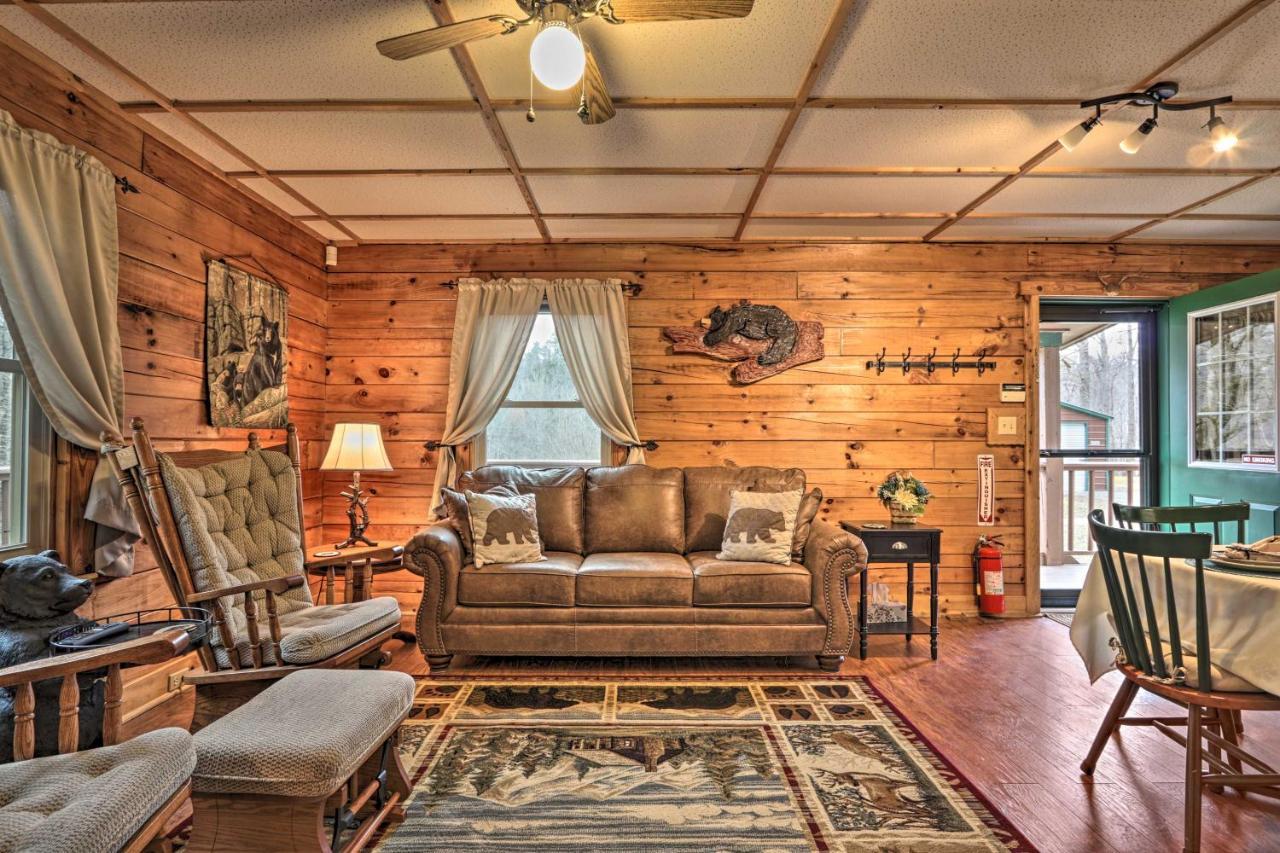 Smoky Mountain Cozy Cove Cabin Deck And Fire Pit! Cosby Esterno foto