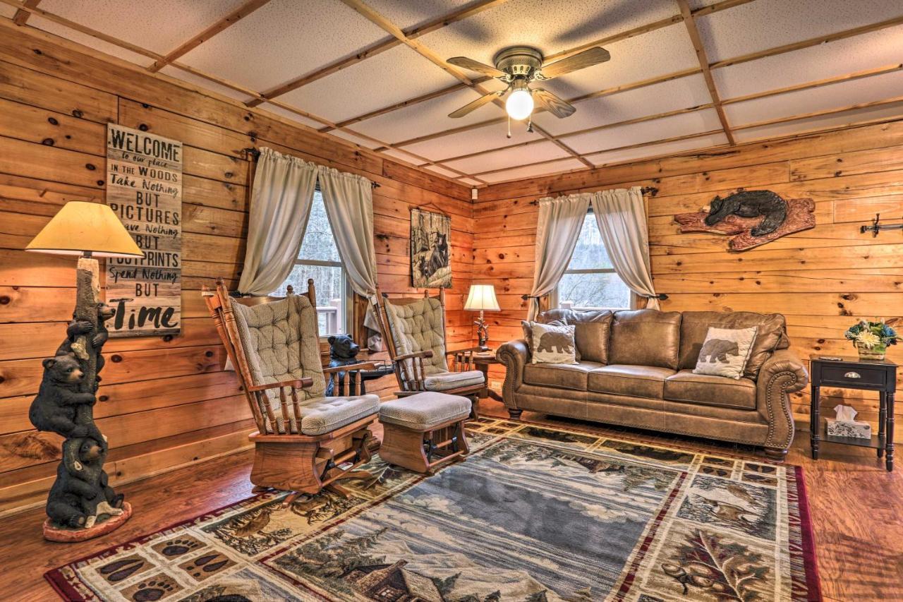 Smoky Mountain Cozy Cove Cabin Deck And Fire Pit! Cosby Esterno foto